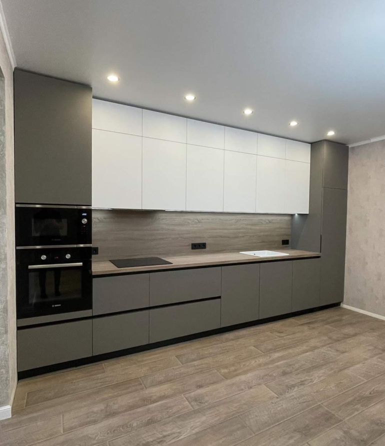 Cuisines moderne en I contemporaine fabriquée en menuiserie bois par Nova Star