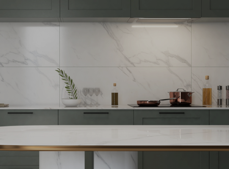 Pose de carrelage cuisine design pour espace fonctionnel Nova Star